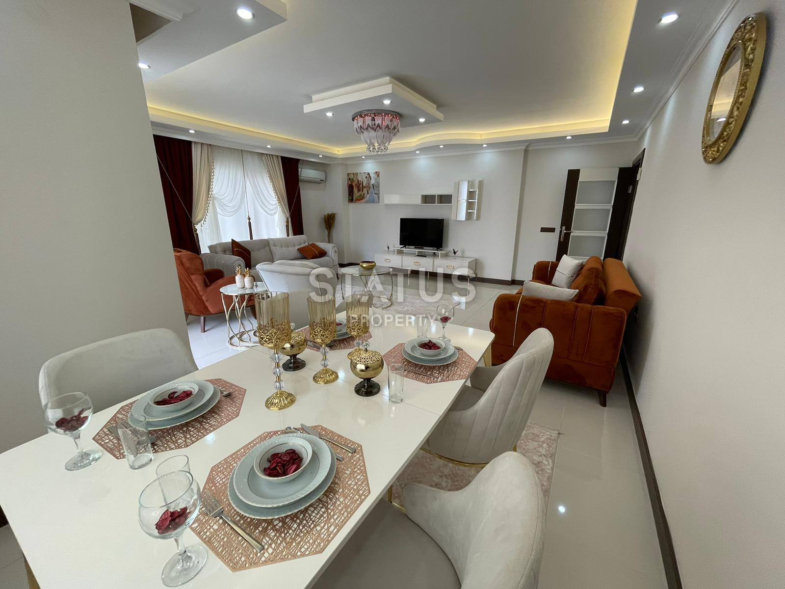 Меблированные апартаменты 3+1 в 200 м до моря, 200 м2 фото 3