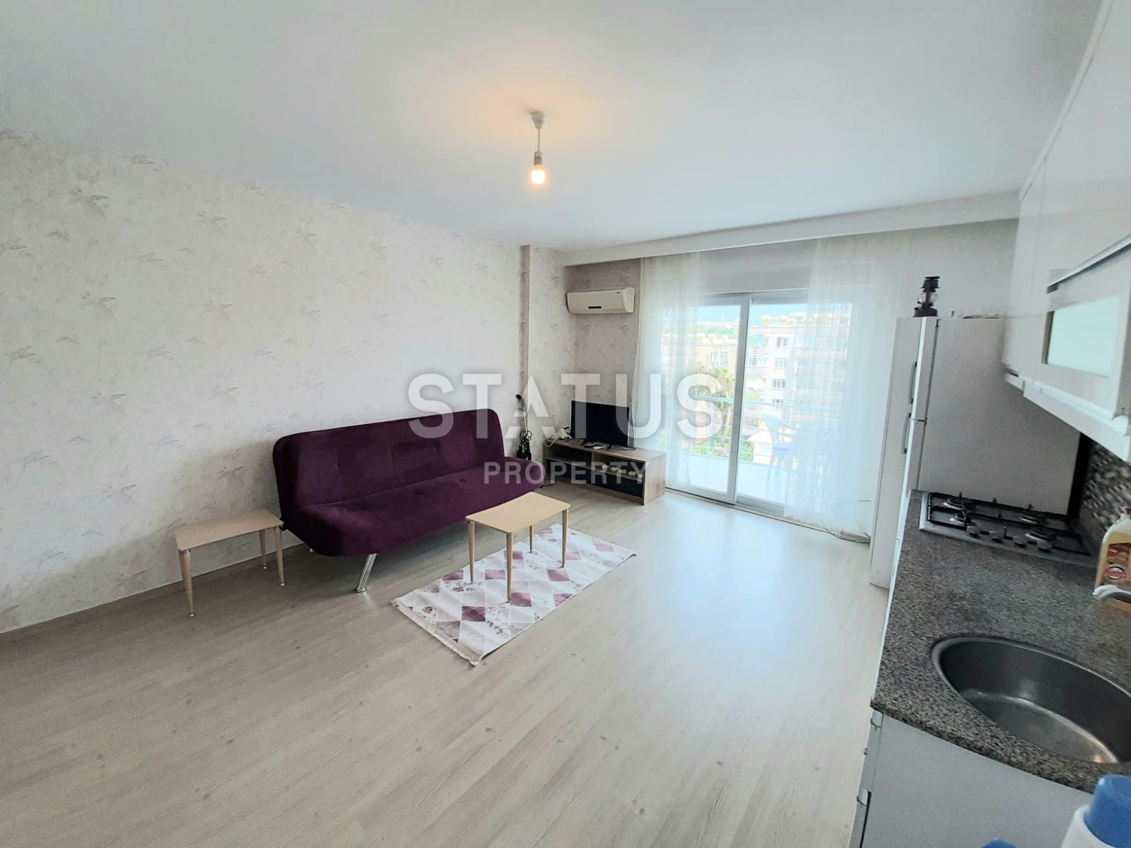 Меблированная квартира-студия на побережье Средиземного моря в Махмутларе, 40 м2. фото 4