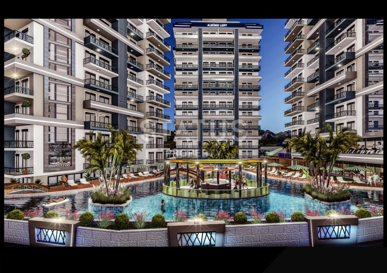 Новая  квартира 1+1 в комплексе премиум класса р-он Махмутлар. 56м2 фото 1