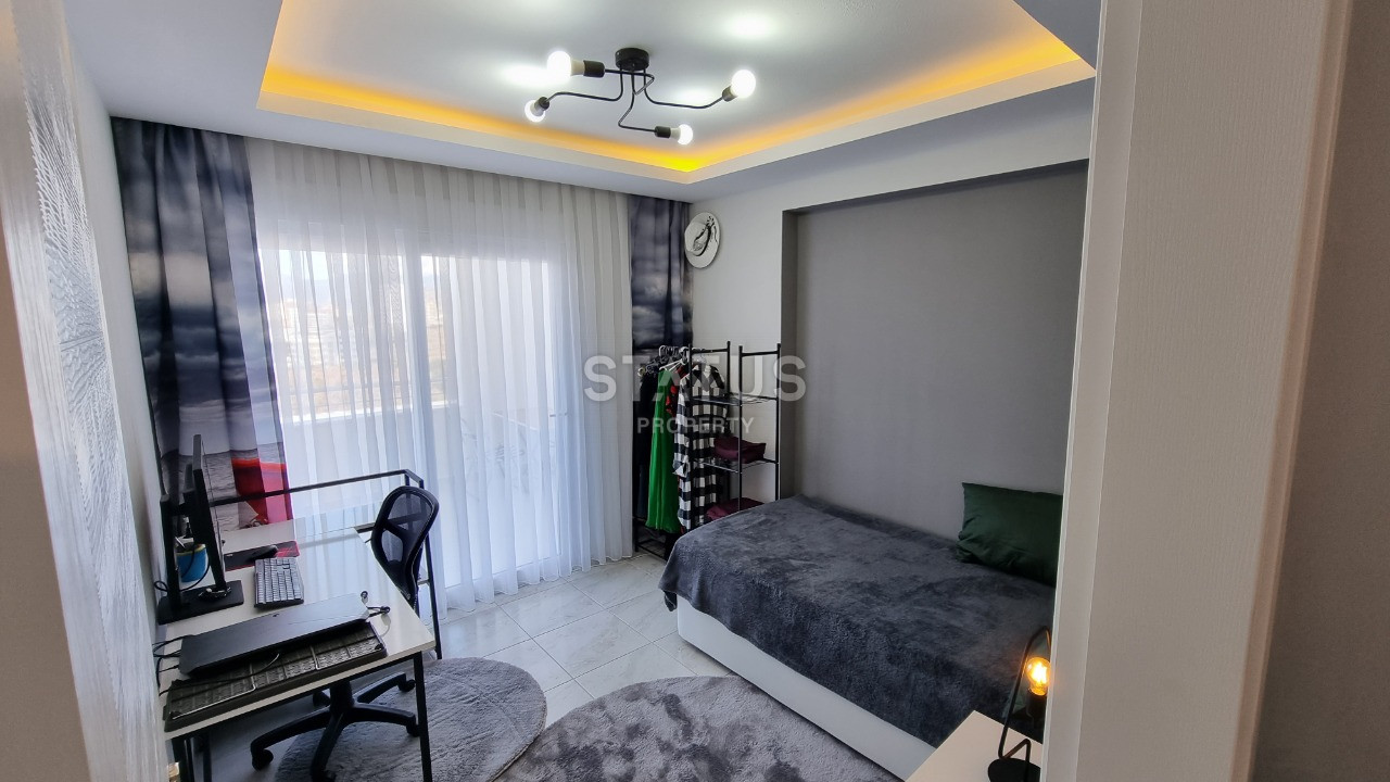 Cozy apartment 2+1 with a view of the sea and mountains of the Mahmutlar region. 100m2 фото 9