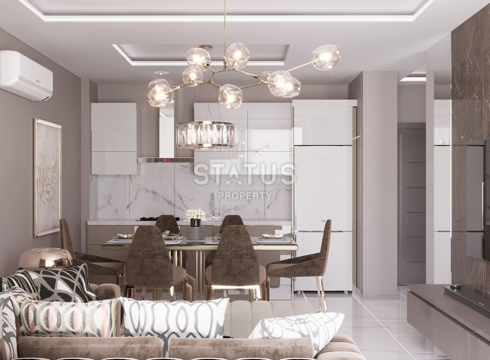 Новый инвестиционный проект в Газипаша для вас! 55м2, 100-122 м² фото 8