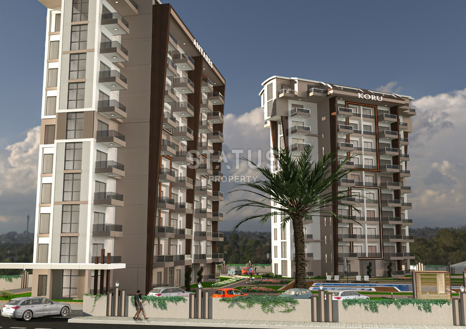 Новый инвестиционный проект в Газипаша для вас! 55м2, 100-122 м² фото 18