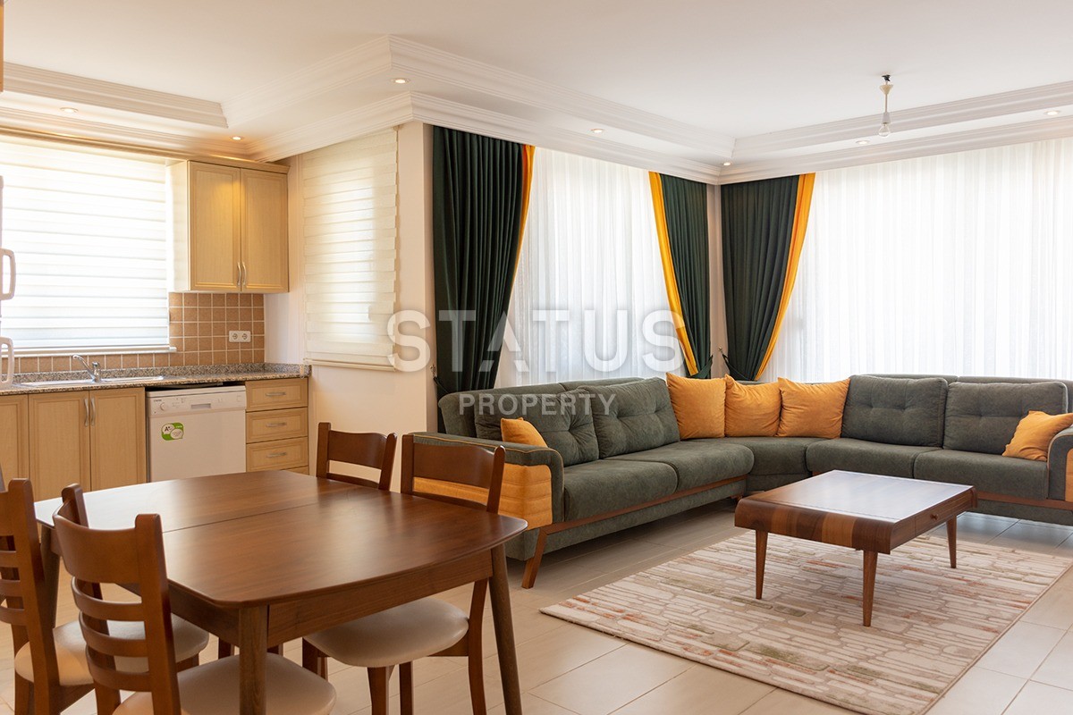 Меблированная квартира 2+1 в Махмутларе с боковым видом на море 115 кв.м. фото 16