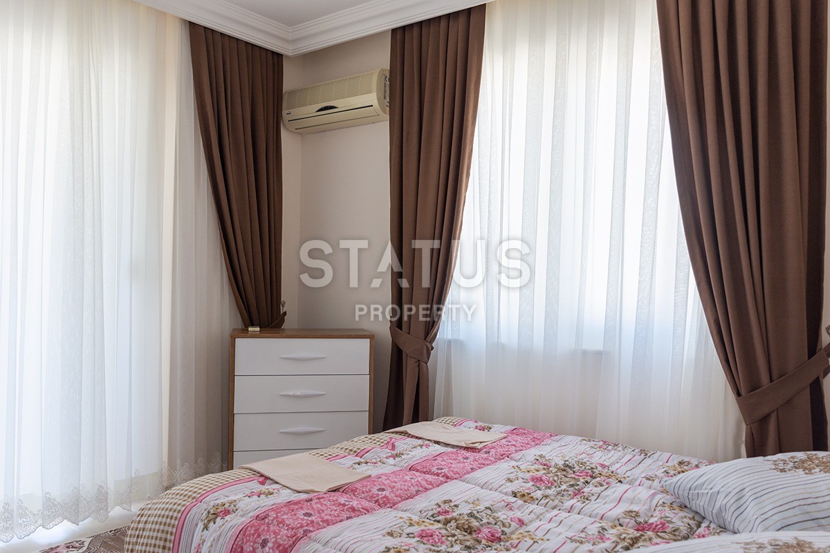 Меблированная квартира 2+1 в Махмутларе с боковым видом на море 115 кв.м. фото 21