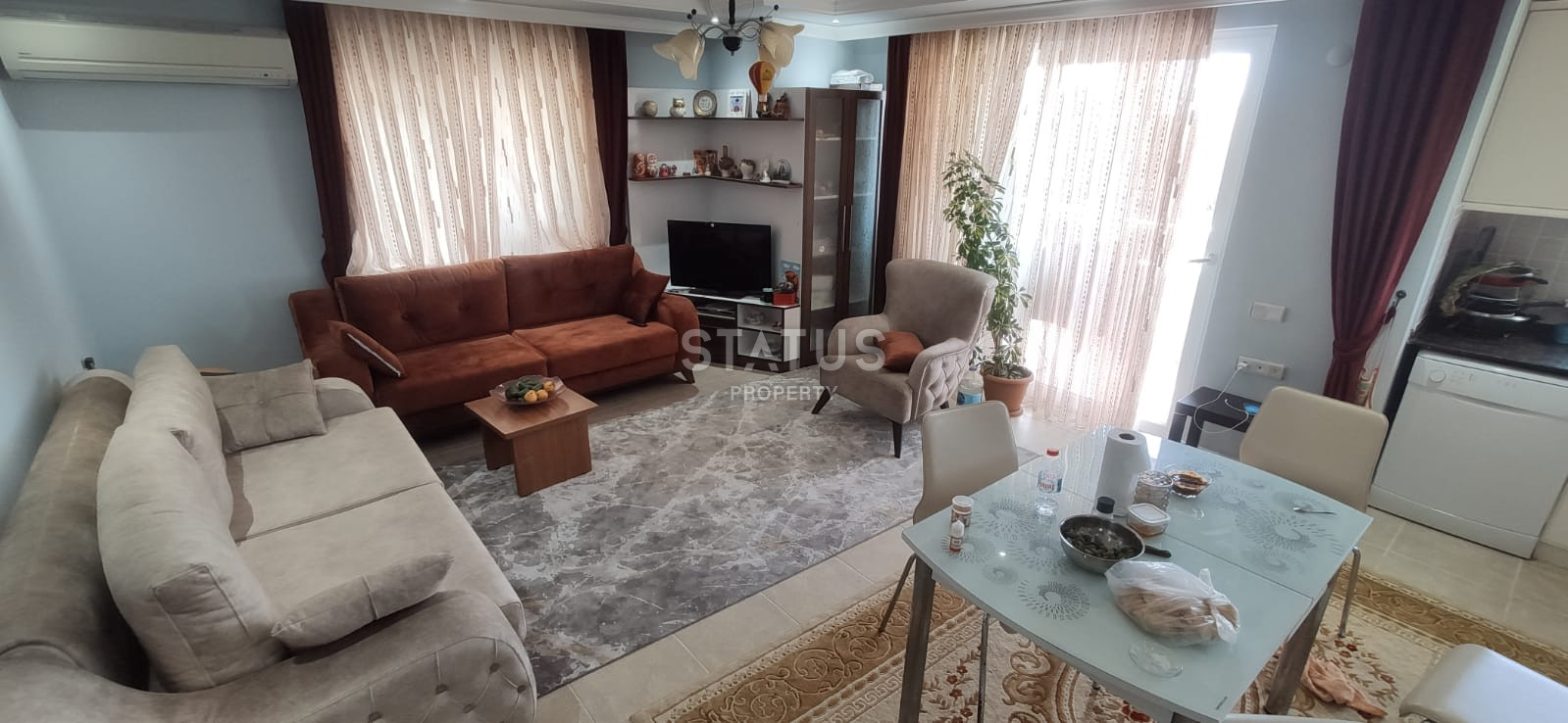 Просторная меблированная квартира в Махмутларе, 125м2 фото 4