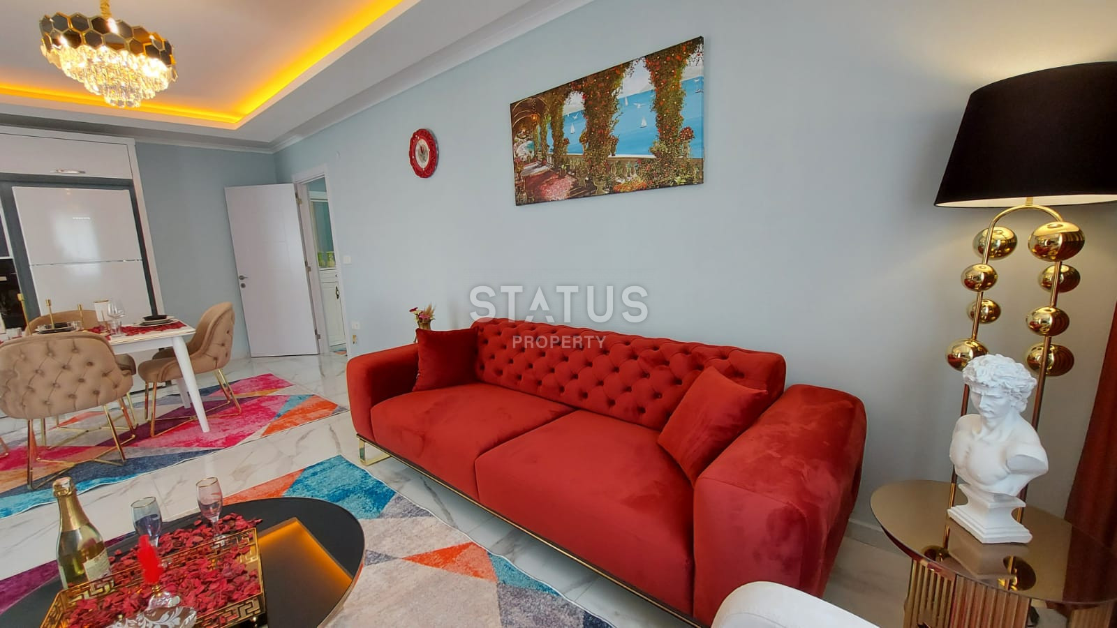 Меблированная квартира 2+1 в 300м от моря, 100м2 фото 4