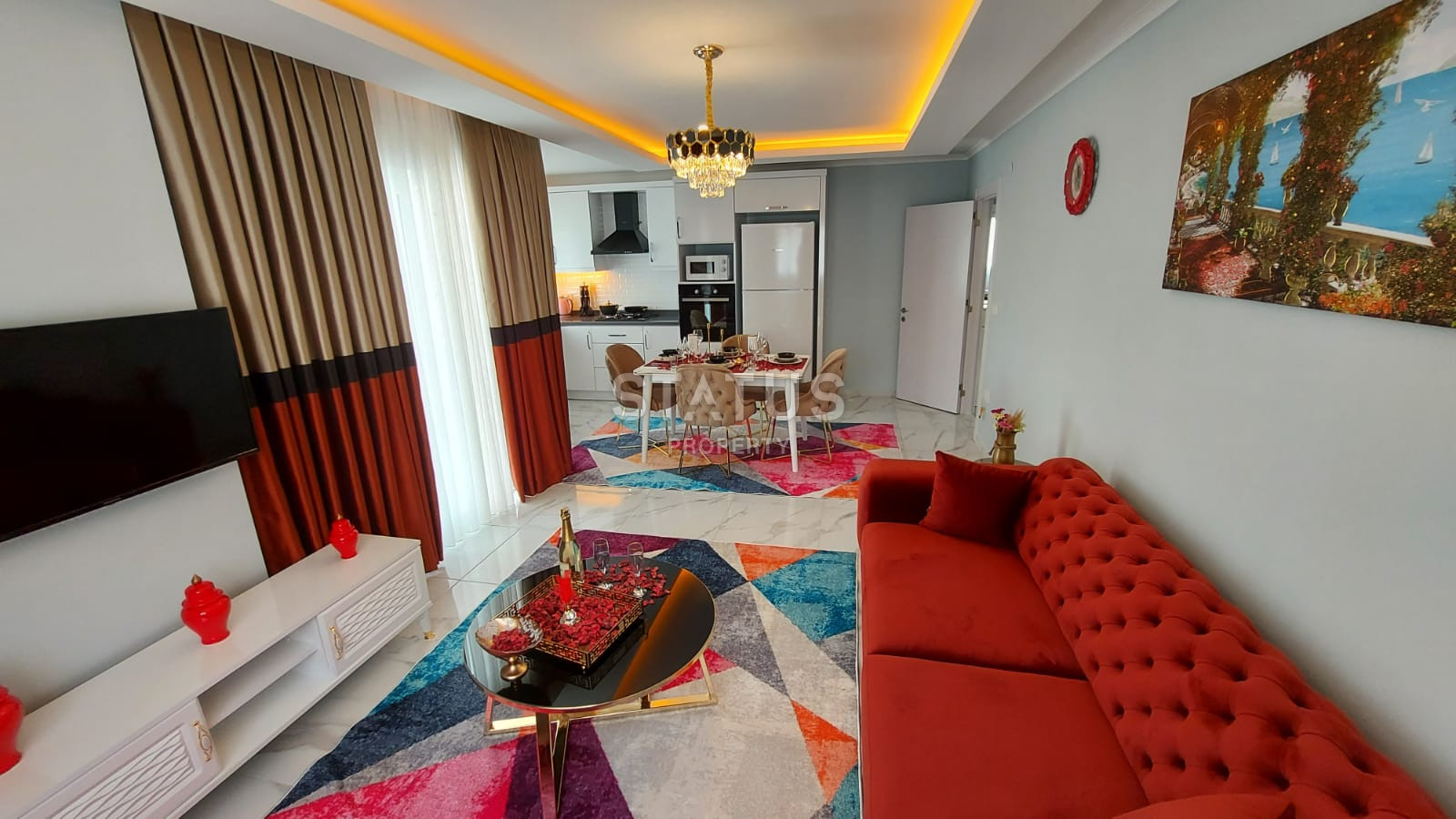 Меблированная квартира 2+1 в 300м от моря, 100м2 фото 6