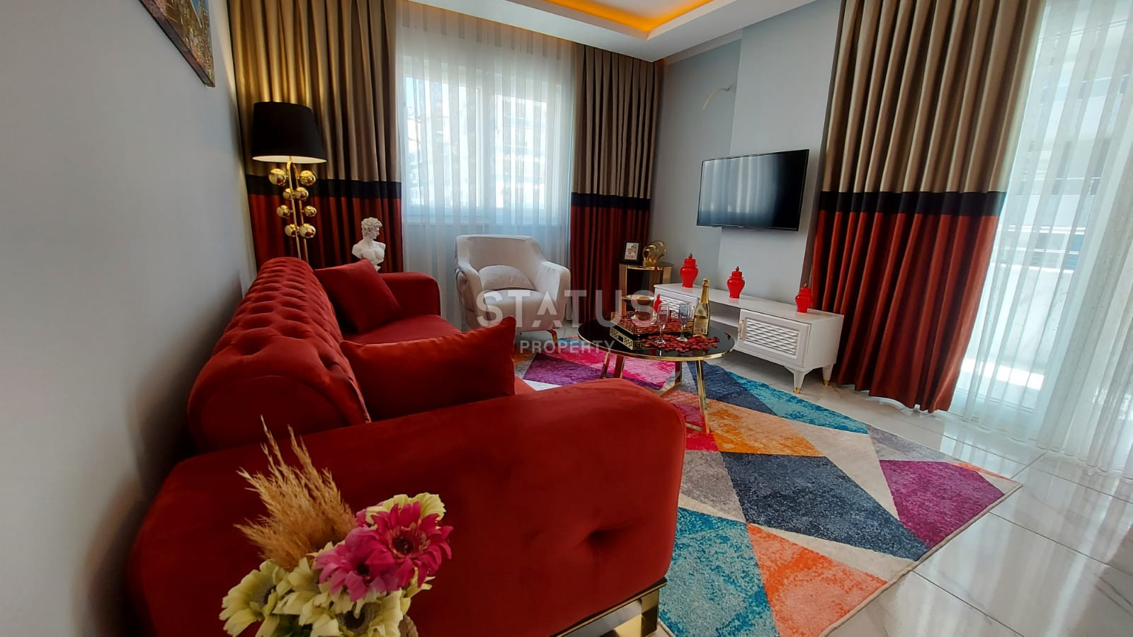 Меблированная квартира 2+1 в 300м от моря, 100м2 фото 7