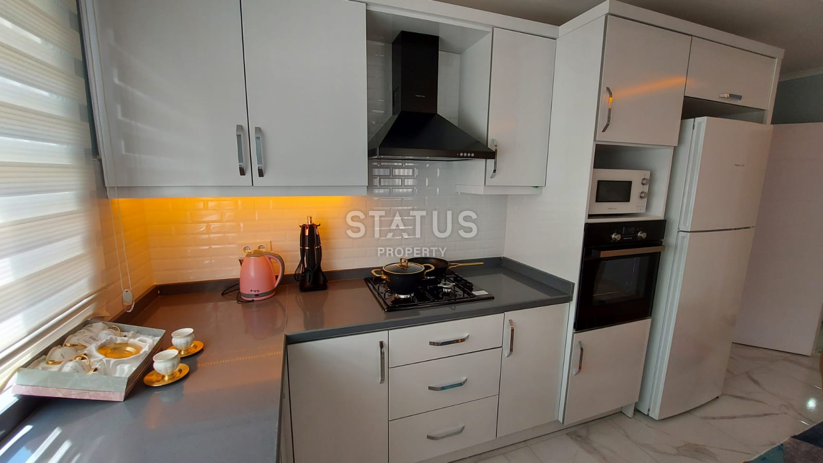 Меблированная квартира 2+1 в 300м от моря, 100м2 фото 12