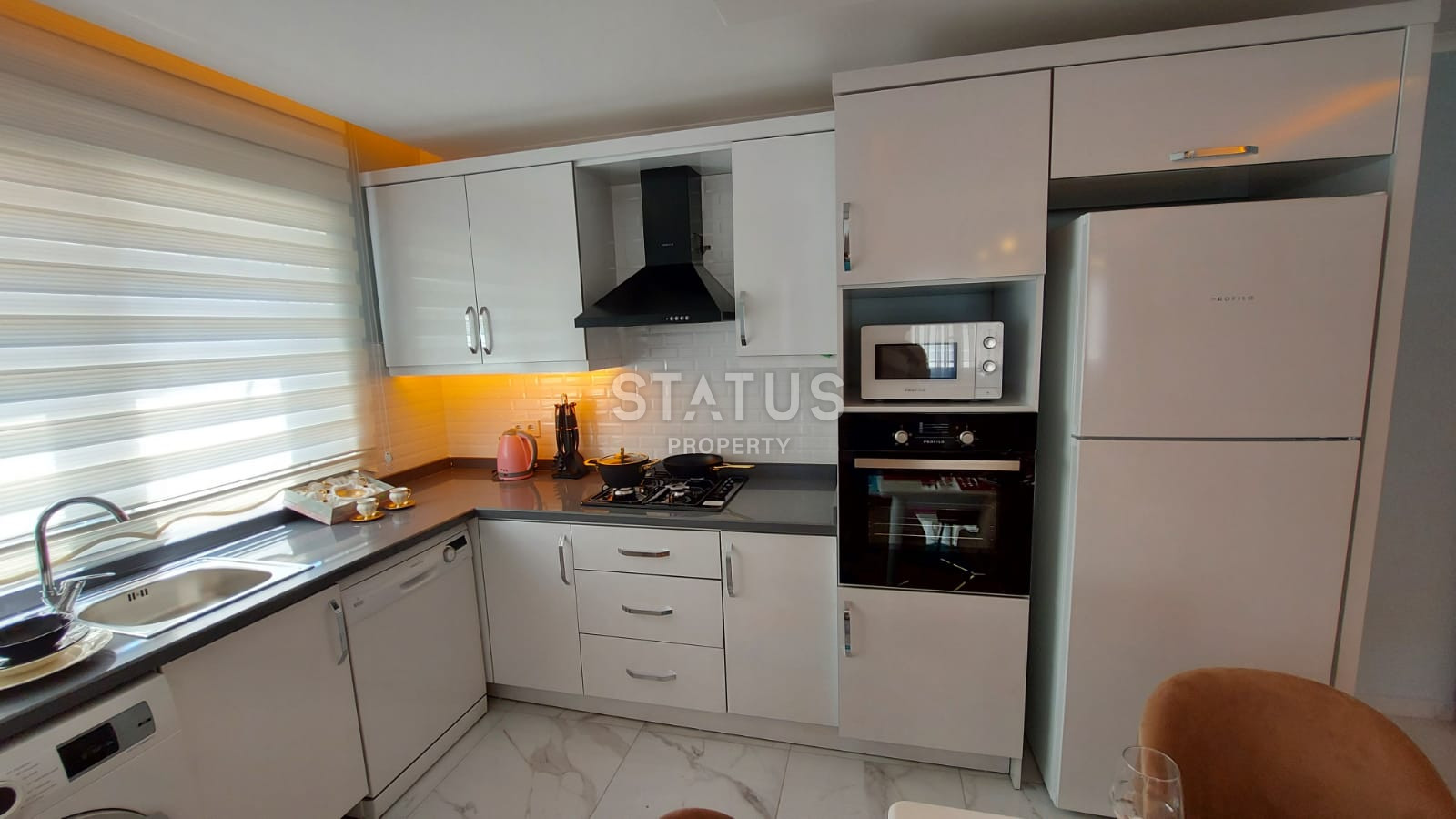 Меблированная квартира 2+1 в 300м от моря, 100м2 фото 13