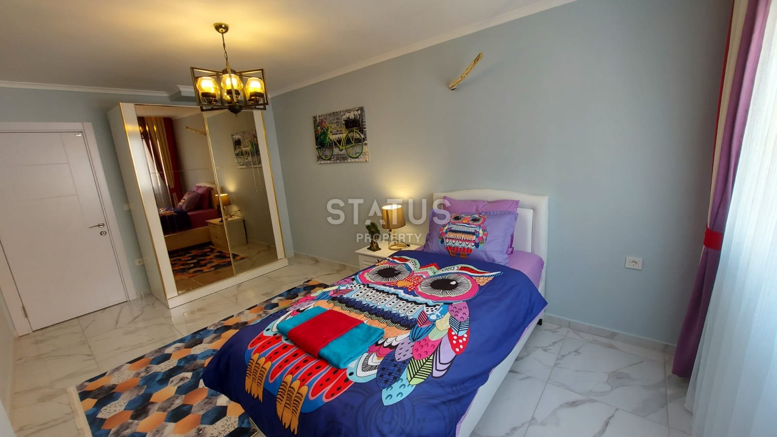 Меблированная квартира 2+1 в 300м от моря, 100м2 фото 22