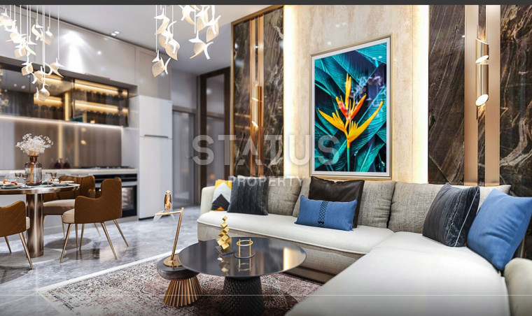 Апартаменты 1+1 в новом комплексе в районе пляжа Клеопатры, 50 м2. фото 1