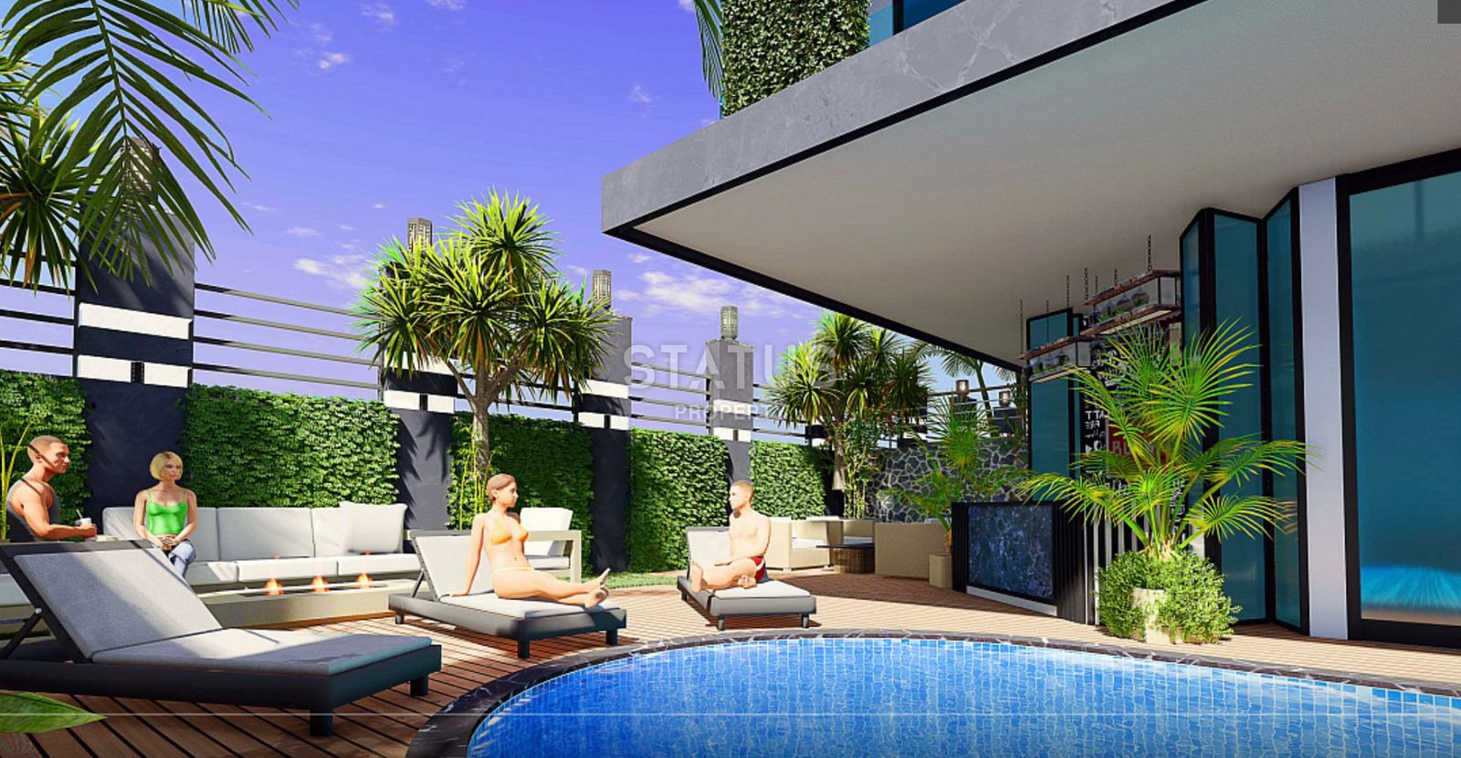 Apartment 1+1 in a new complex near Cleopatra beach, 50 m2. фото 3