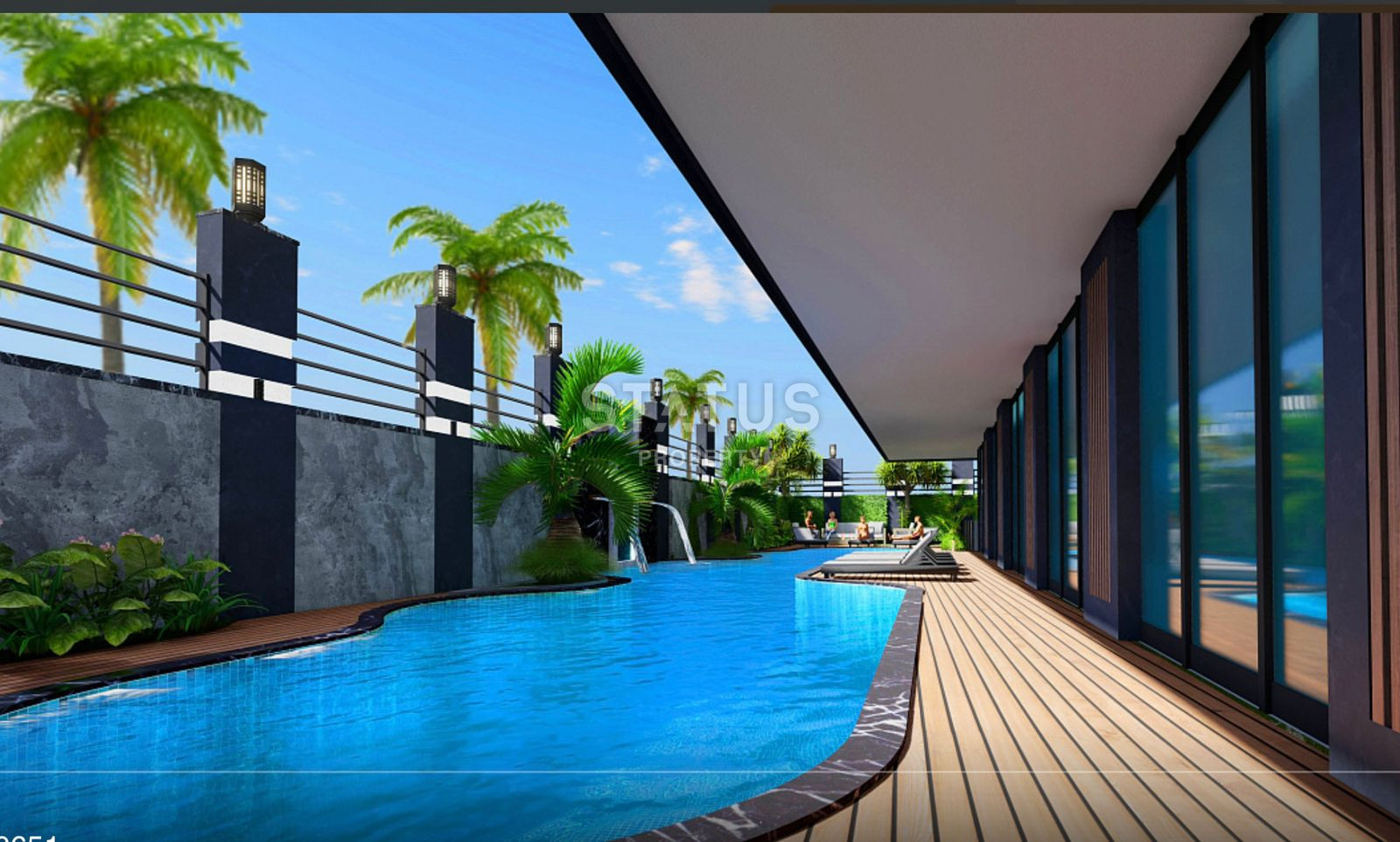 Apartment 1+1 in a new complex near Cleopatra beach, 50 m2. фото 5