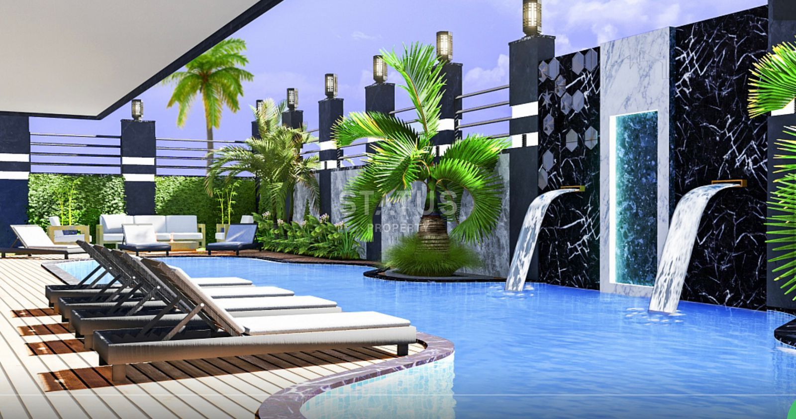 Apartment 1+1 in a new complex near Cleopatra beach, 50 m2. фото 6