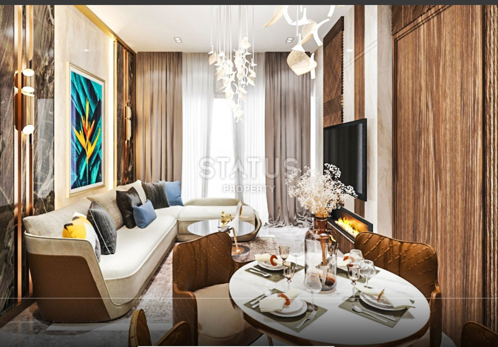 Apartment 1+1 in a new complex near Cleopatra beach, 50 m2. фото 14