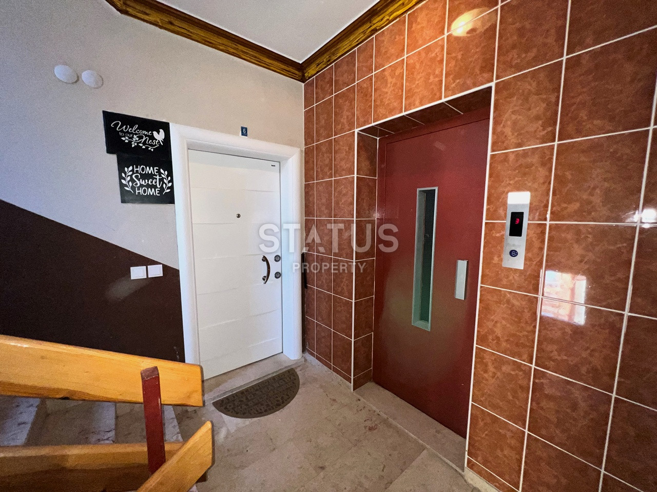 Красивые апартаменты 2+1 в 200м от моря центр Аланьи. 100м2 фото 6