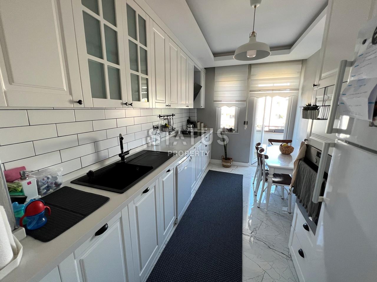 Красивые апартаменты 2+1 в 200м от моря центр Аланьи. 100м2 фото 16