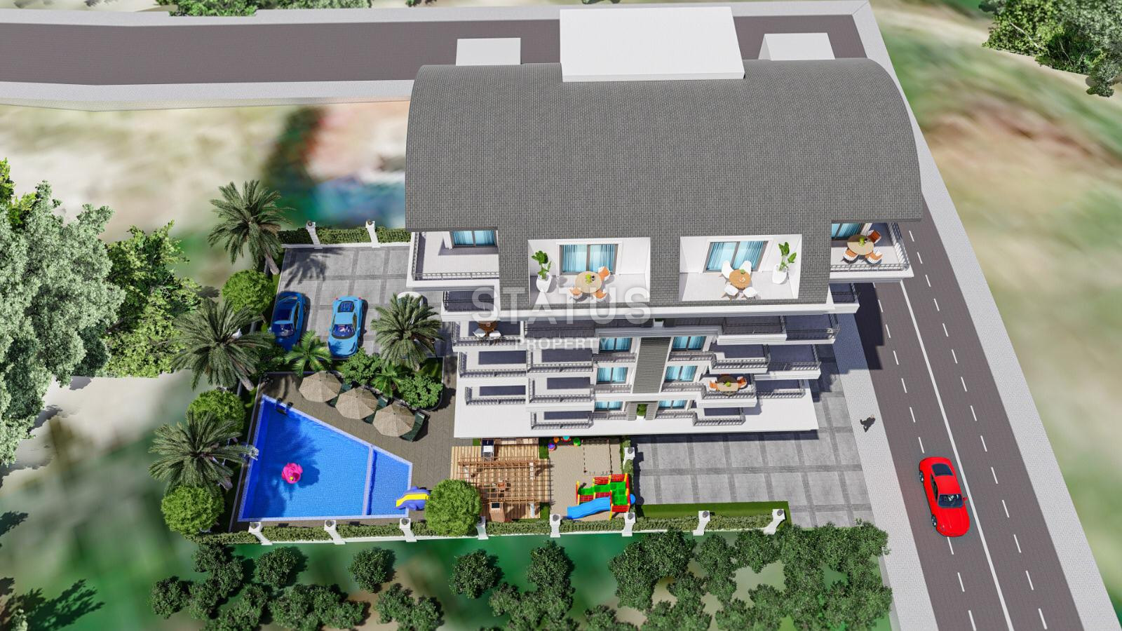 A new project at affordable prices in Alanya Cheplakly district. 53m2-120m2 фото 12