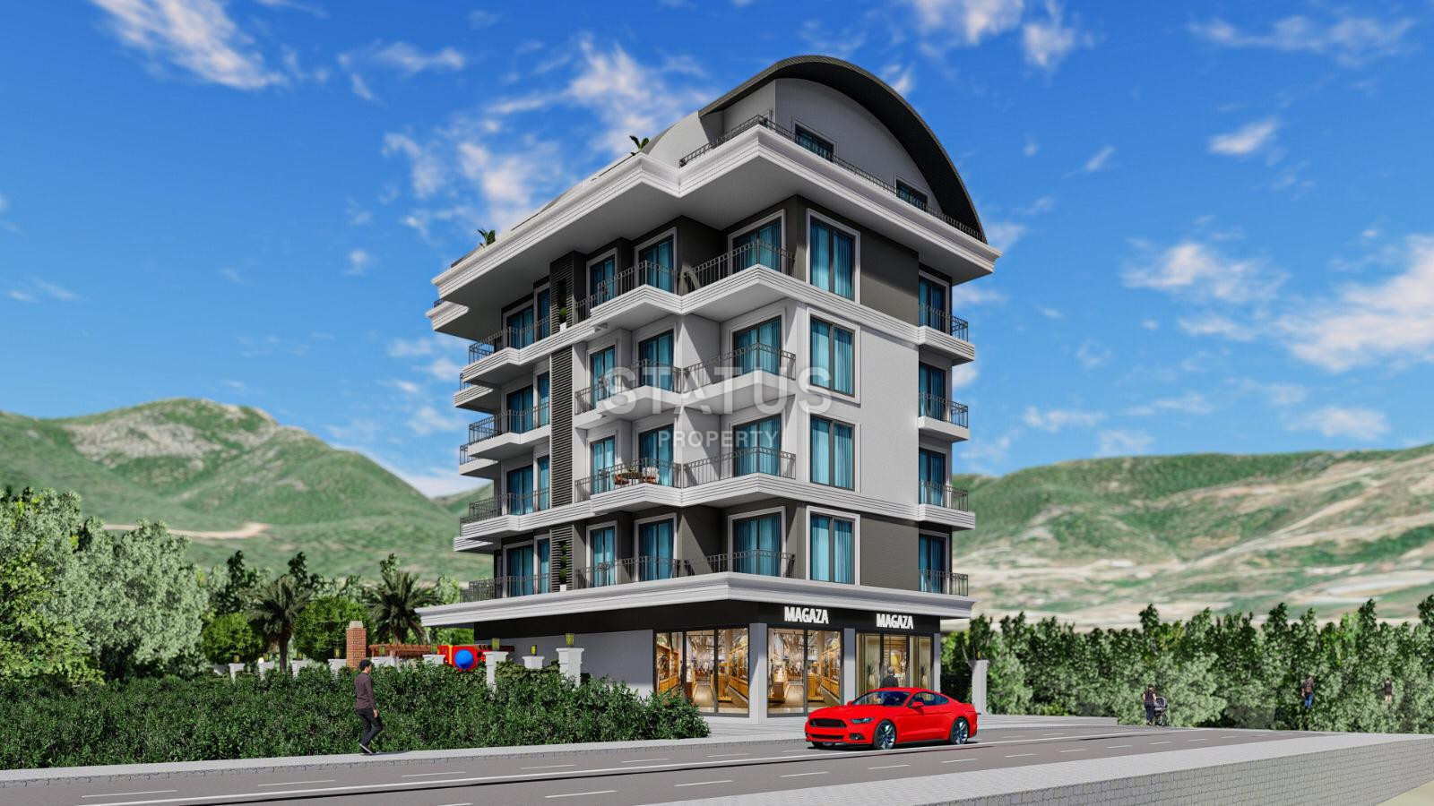 A new project at affordable prices in Alanya Cheplakly district. 53m2-120m2 фото 13