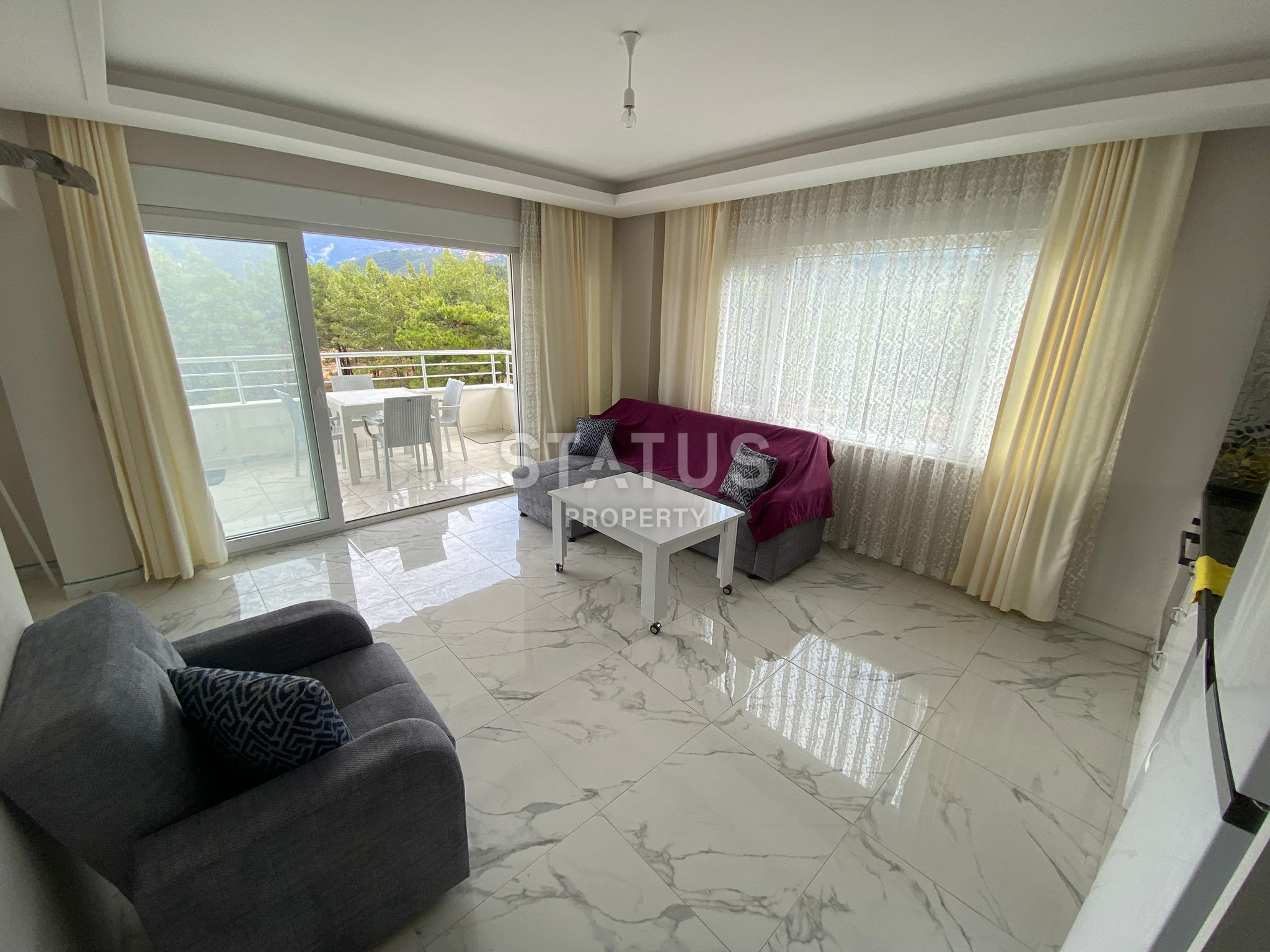 Apartment 2+1 overlooking the sea, fortress and mountains in Oba, 85 m2. SUPER PRICE! фото 10