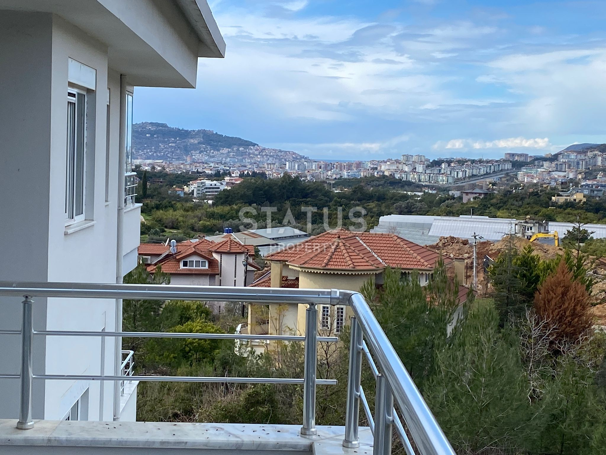 Apartment 2+1 overlooking the sea, fortress and mountains in Oba, 85 m2. SUPER PRICE! фото 12