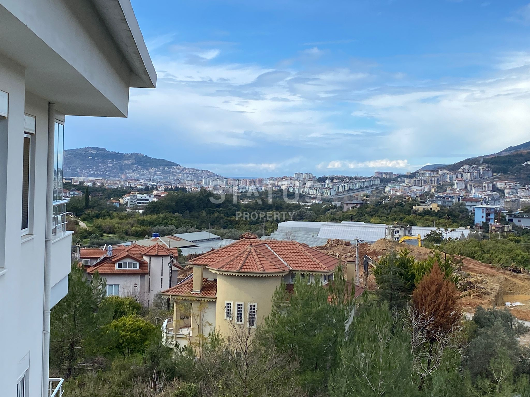 Apartment 2+1 overlooking the sea, fortress and mountains in Oba, 85 m2. SUPER PRICE! фото 13