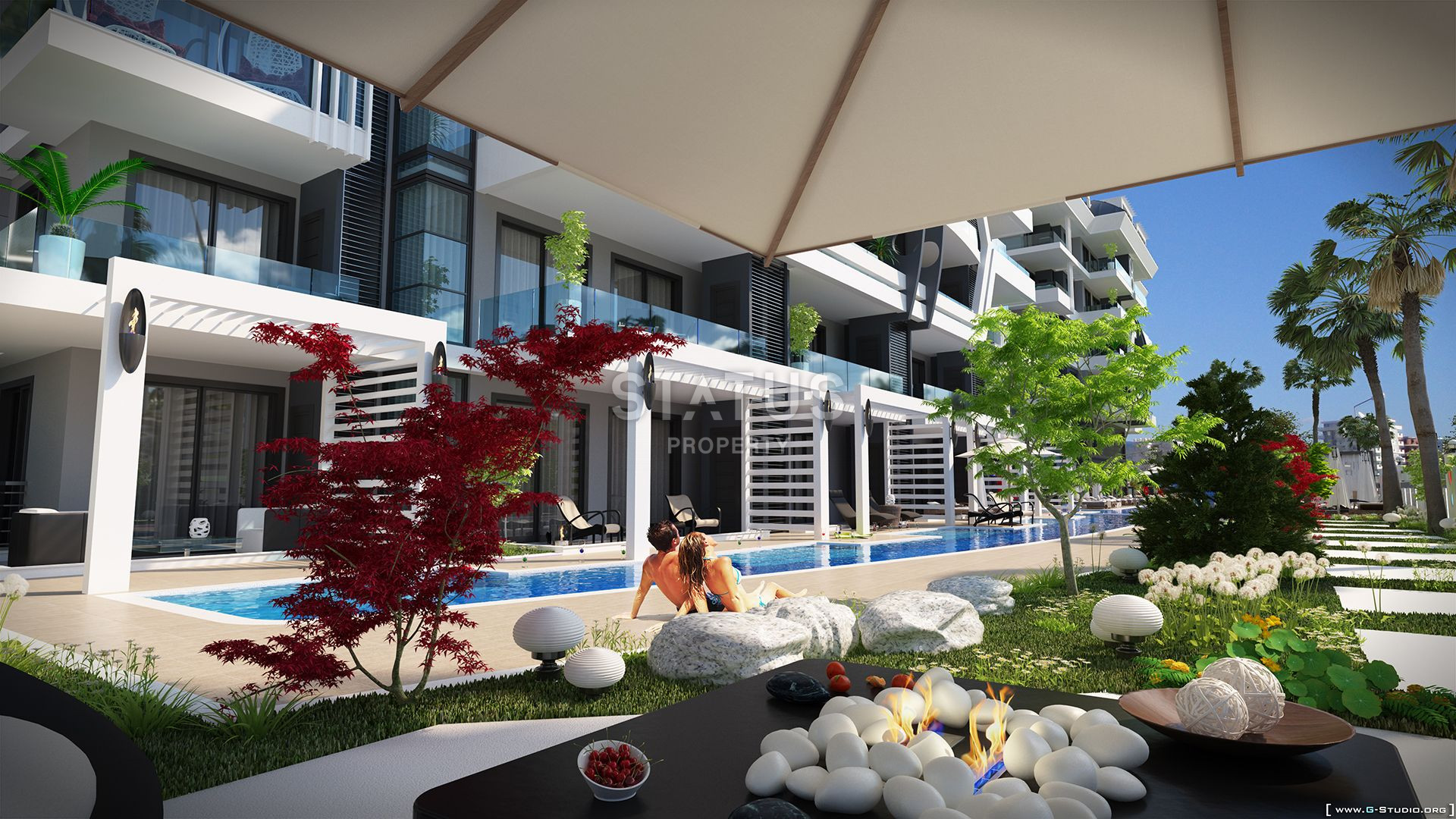 Дуплекс премиум класса с видом на море в Каргыджаке, 160 м2 фото 44