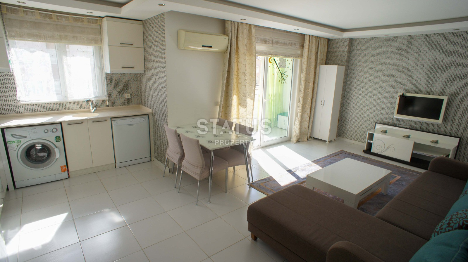 Меблированные просторные апартаменты 1+1 в Махмутларе. 70м2 фото 2