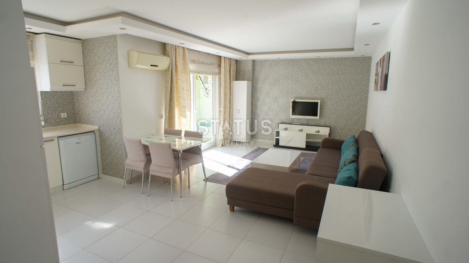 Меблированные просторные апартаменты 1+1 в Махмутларе. 70м2 фото 5