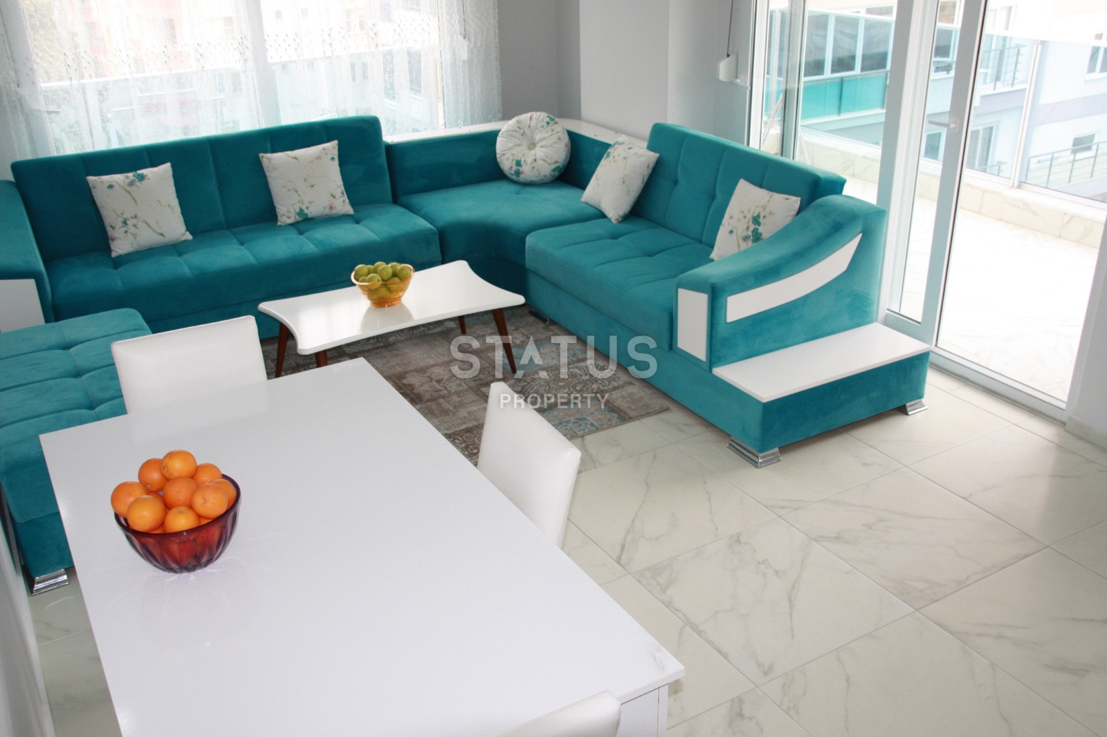 Furnished bright apartment 2+1 with mountain views in Mahmutlar, 105 m2. фото 10