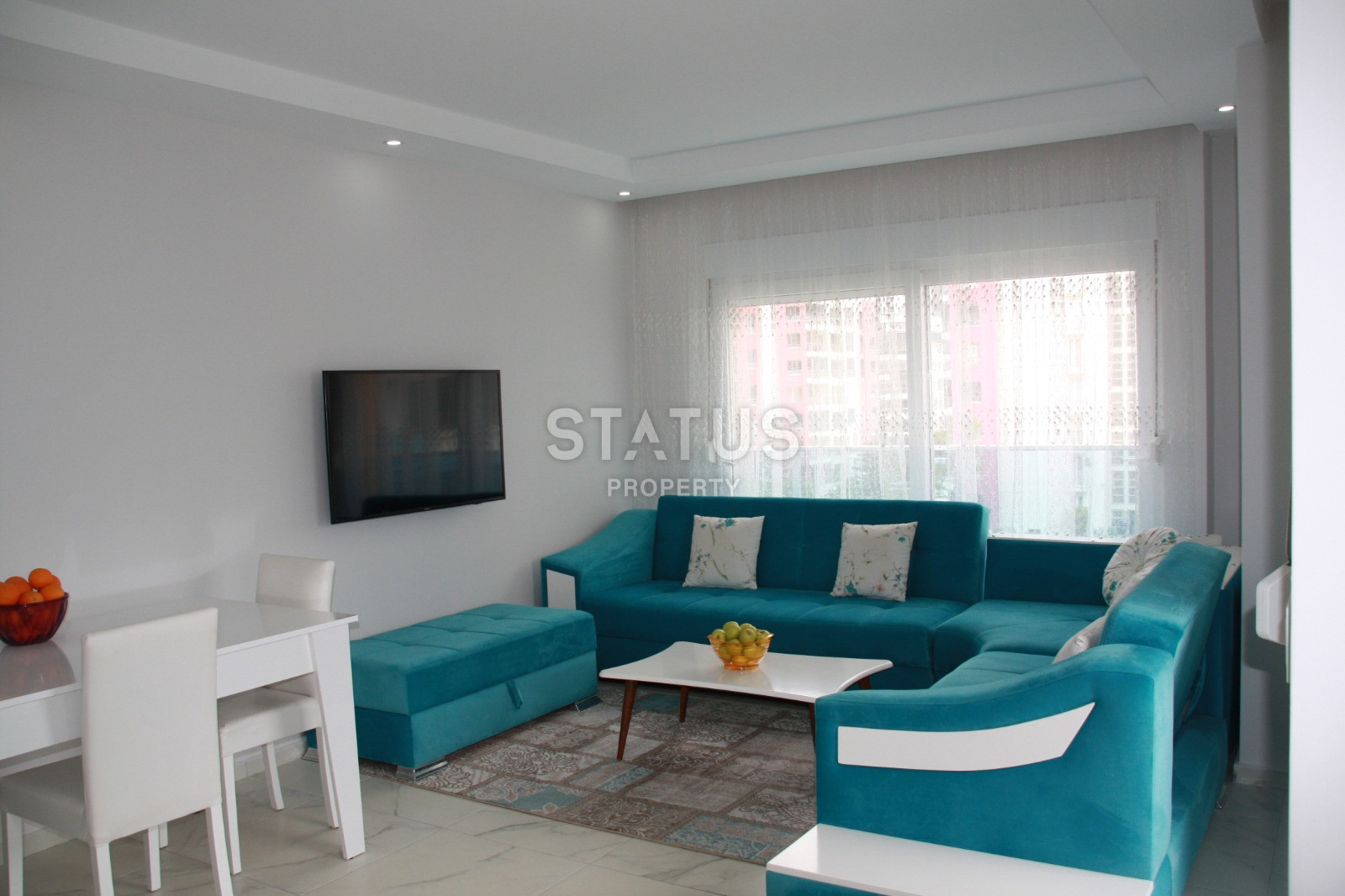 Furnished bright apartment 2+1 with mountain views in Mahmutlar, 105 m2. фото 14