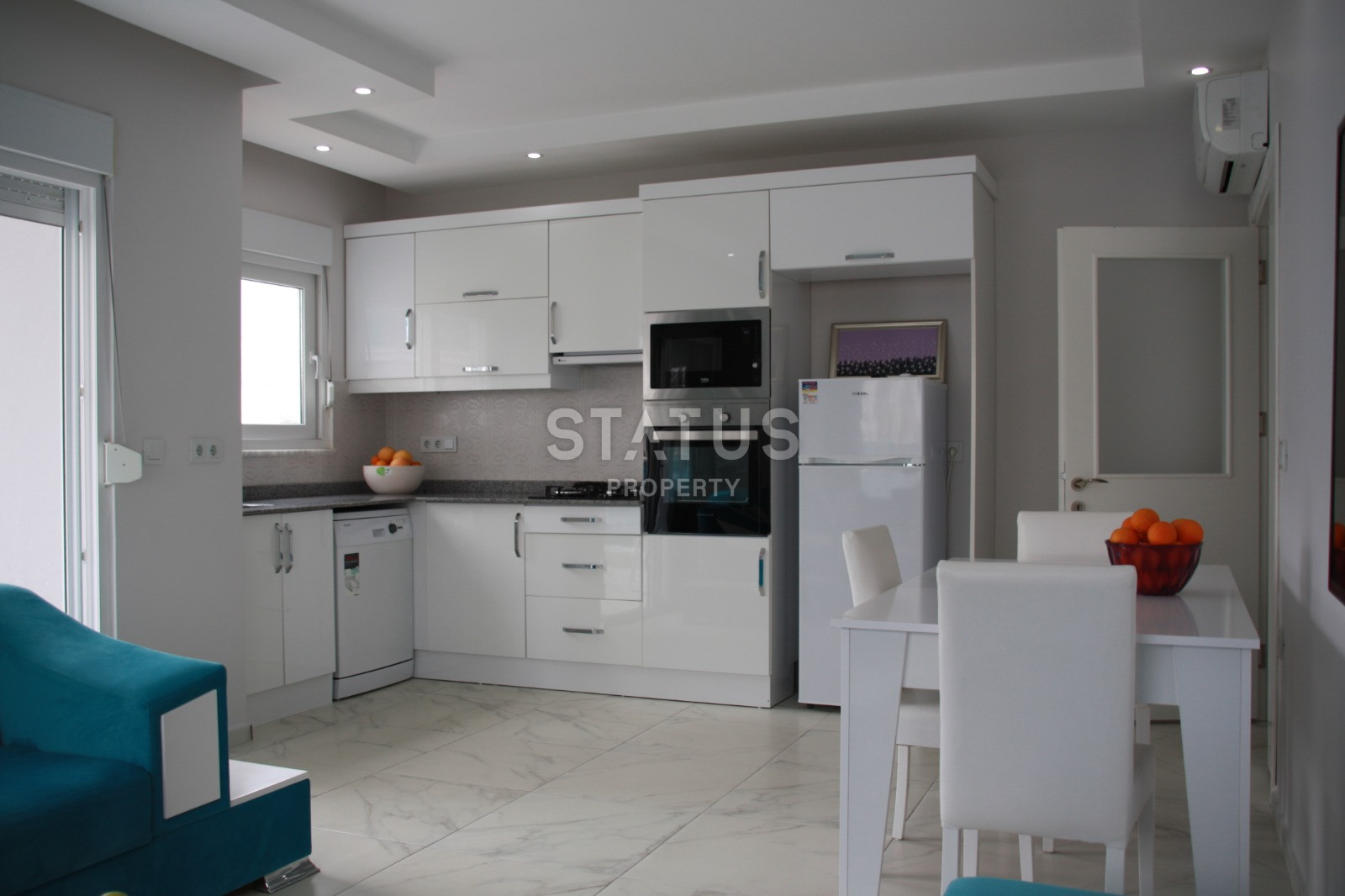 Furnished bright apartment 2+1 with mountain views in Mahmutlar, 105 m2. фото 16