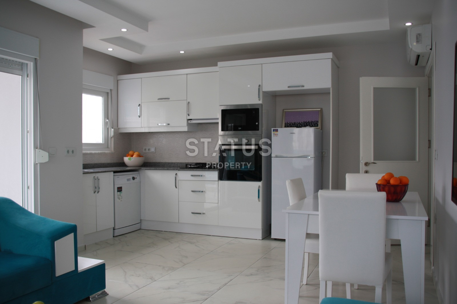 Furnished bright apartment 2+1 with mountain views in Mahmutlar, 105 m2. фото 17