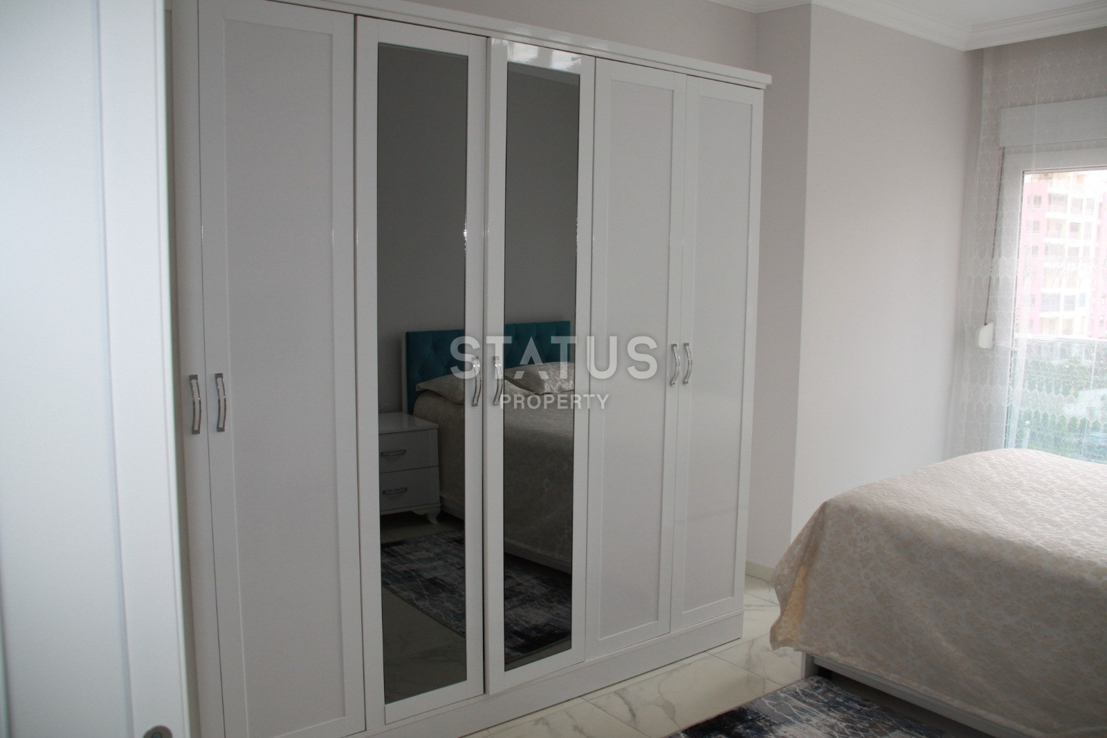 Furnished bright apartment 2+1 with mountain views in Mahmutlar, 105 m2. фото 32