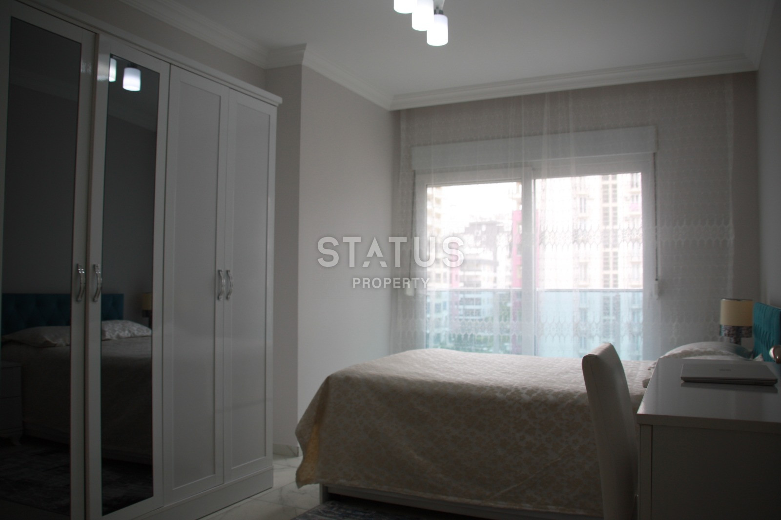 Furnished bright apartment 2+1 with mountain views in Mahmutlar, 105 m2. фото 48