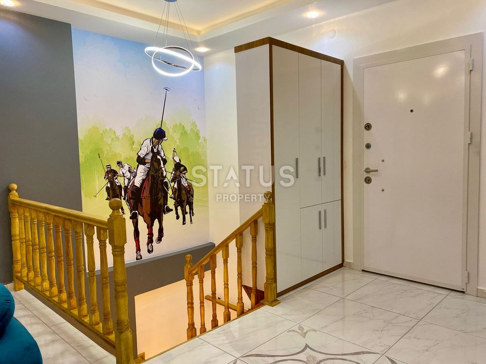 Красивый меблированный дуплекс с видом на море в Махмутларе. 160м2 фото 17