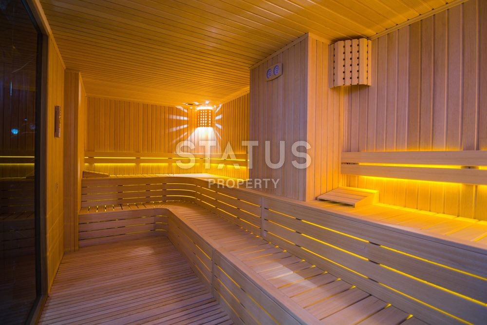 Апартаменты в центре Алании с видом на море! Уникальный проект с отельной инфраструктурой 121 кв.м. фото 31