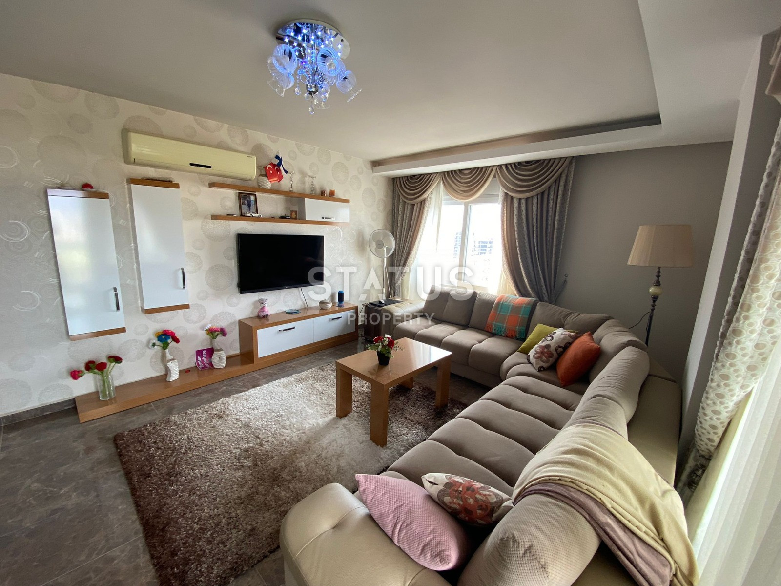 Меблированная квартира с видом на море в Махмутларе. 120м2 фото 14