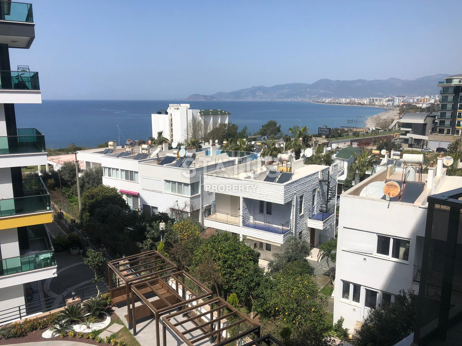 Spacious apartments with sea views in Kargicak. 65m2 фото 12