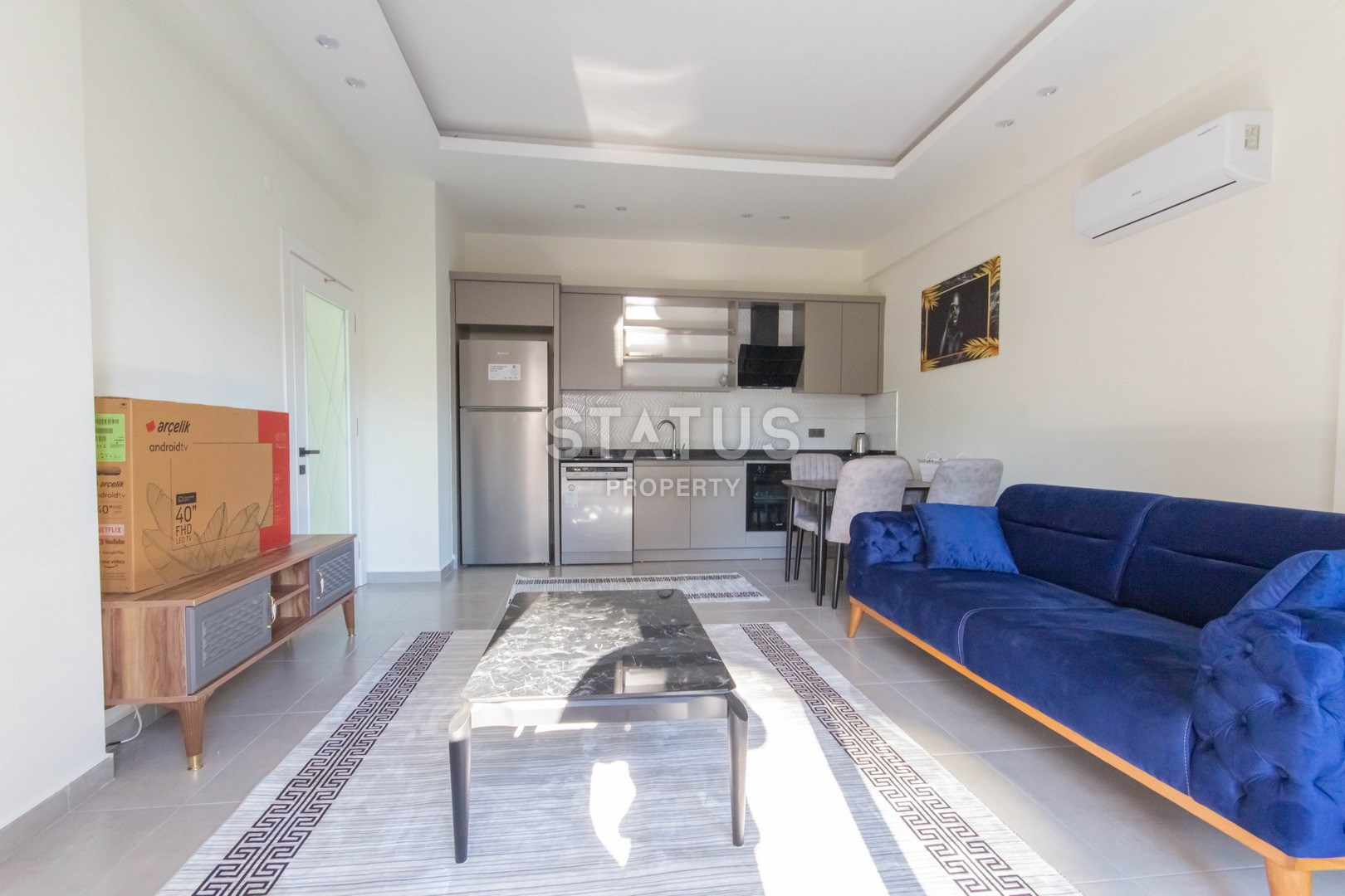 Апартаменты 1+1 в самом центре Махмутлара в новом ЖК. 60м2 фото 4