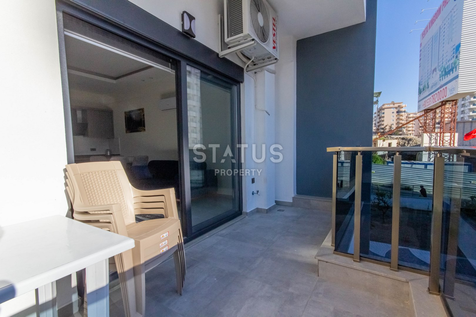 Апартаменты 1+1 в самом центре Махмутлара в новом ЖК. 60м2 фото 14