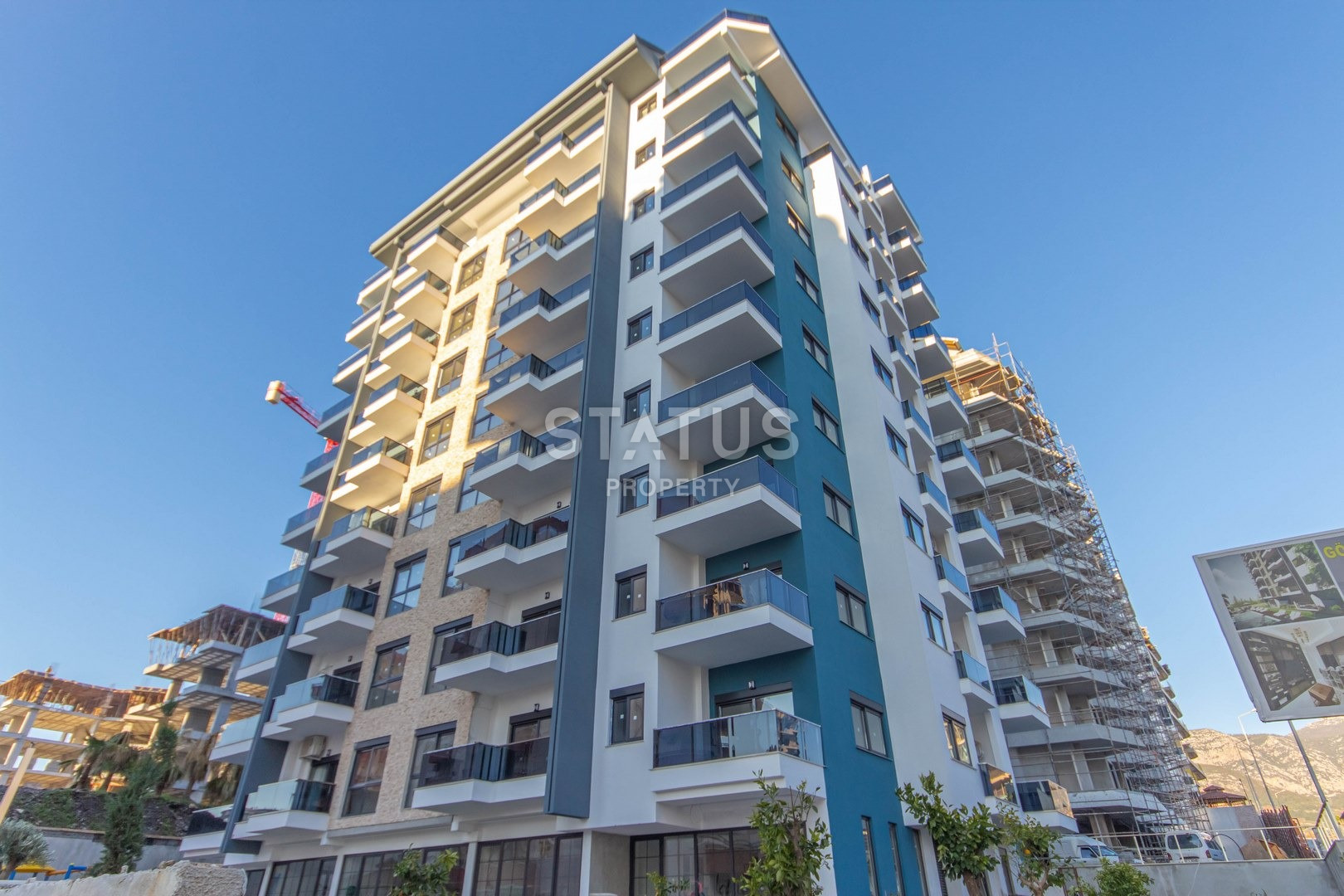 Апартаменты 1+1 в самом центре Махмутлара в новом ЖК. 60м2 фото 22