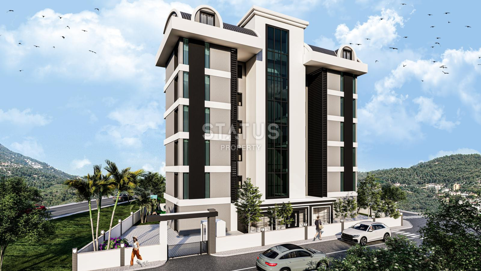 Investment project at attractive prices 1km from the beach in Avsalara. 44m2-104m2 фото 3