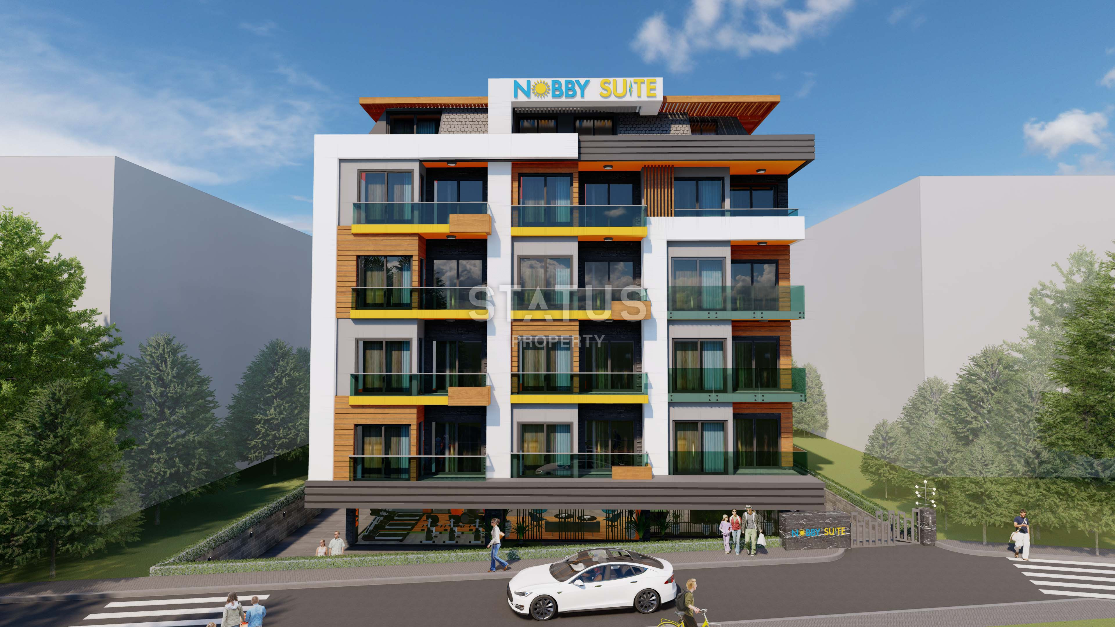 Апартаменты в стильной бутик резиденции в центре г. Аланья. 63,5 м2 фото 5