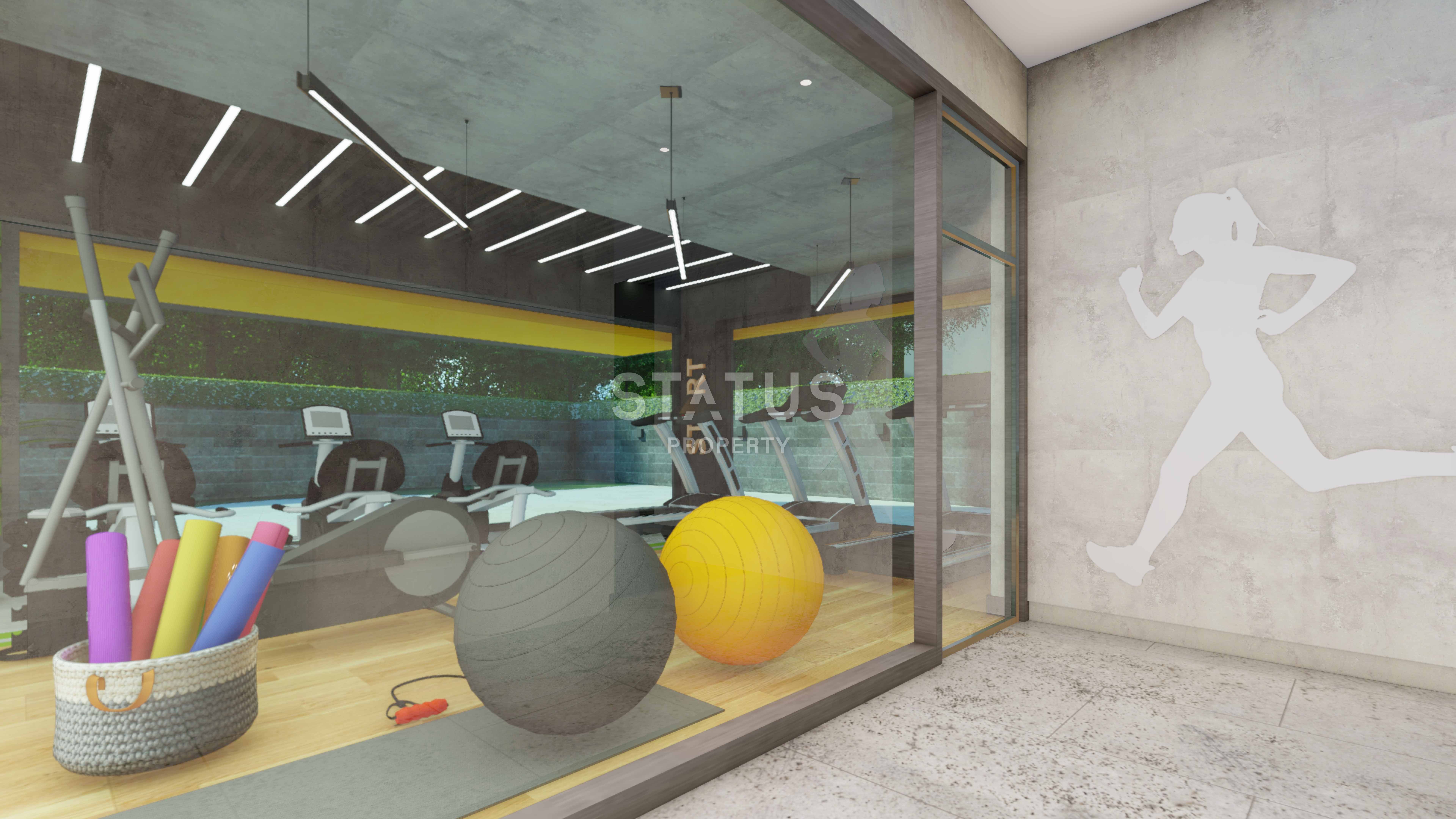 Апартаменты в стильной бутик резиденции в центре г. Аланья. 63,5 м2 фото 6