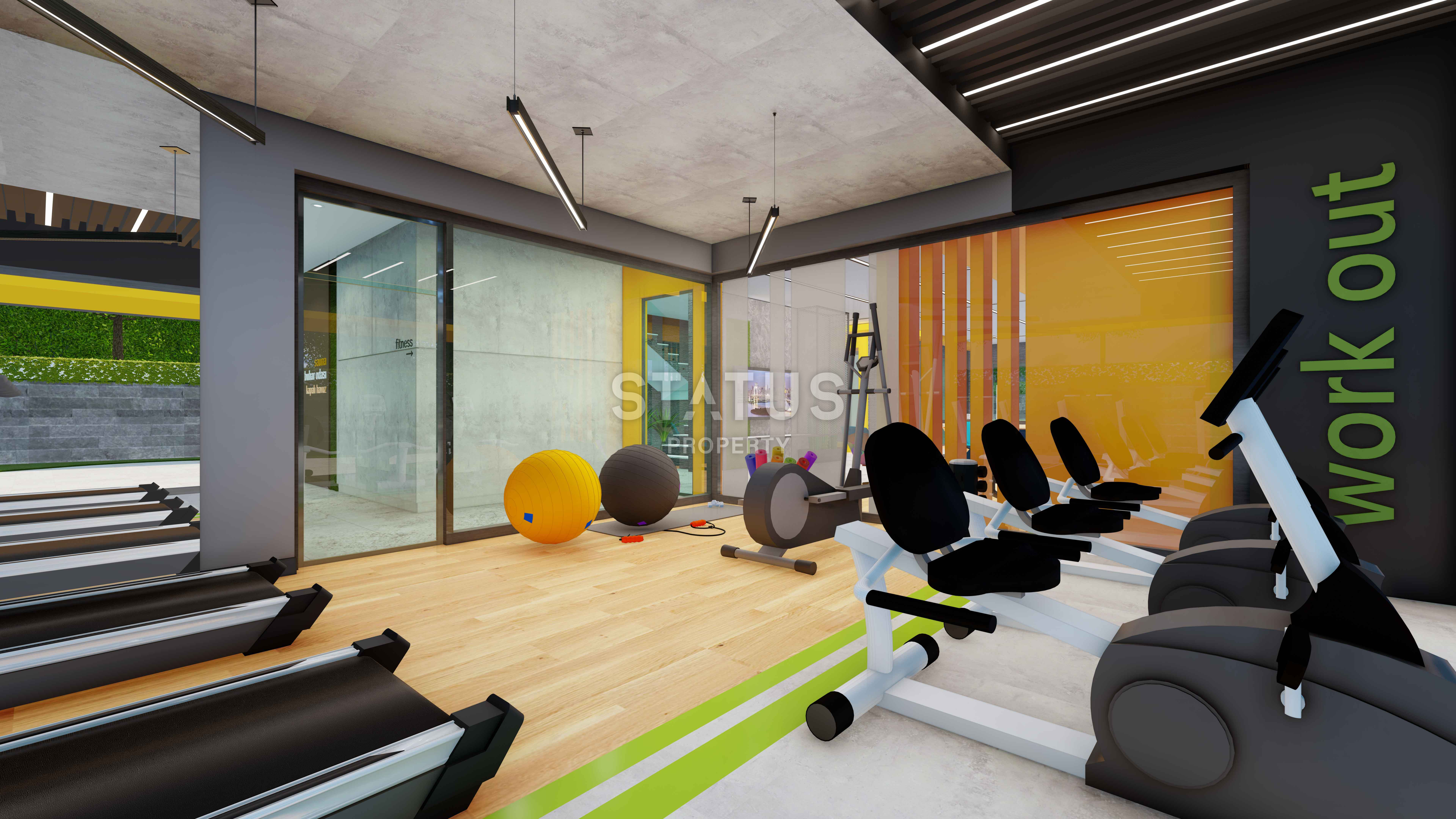 Апартаменты в стильной бутик резиденции в центре г. Аланья. 63,5 м2 фото 10