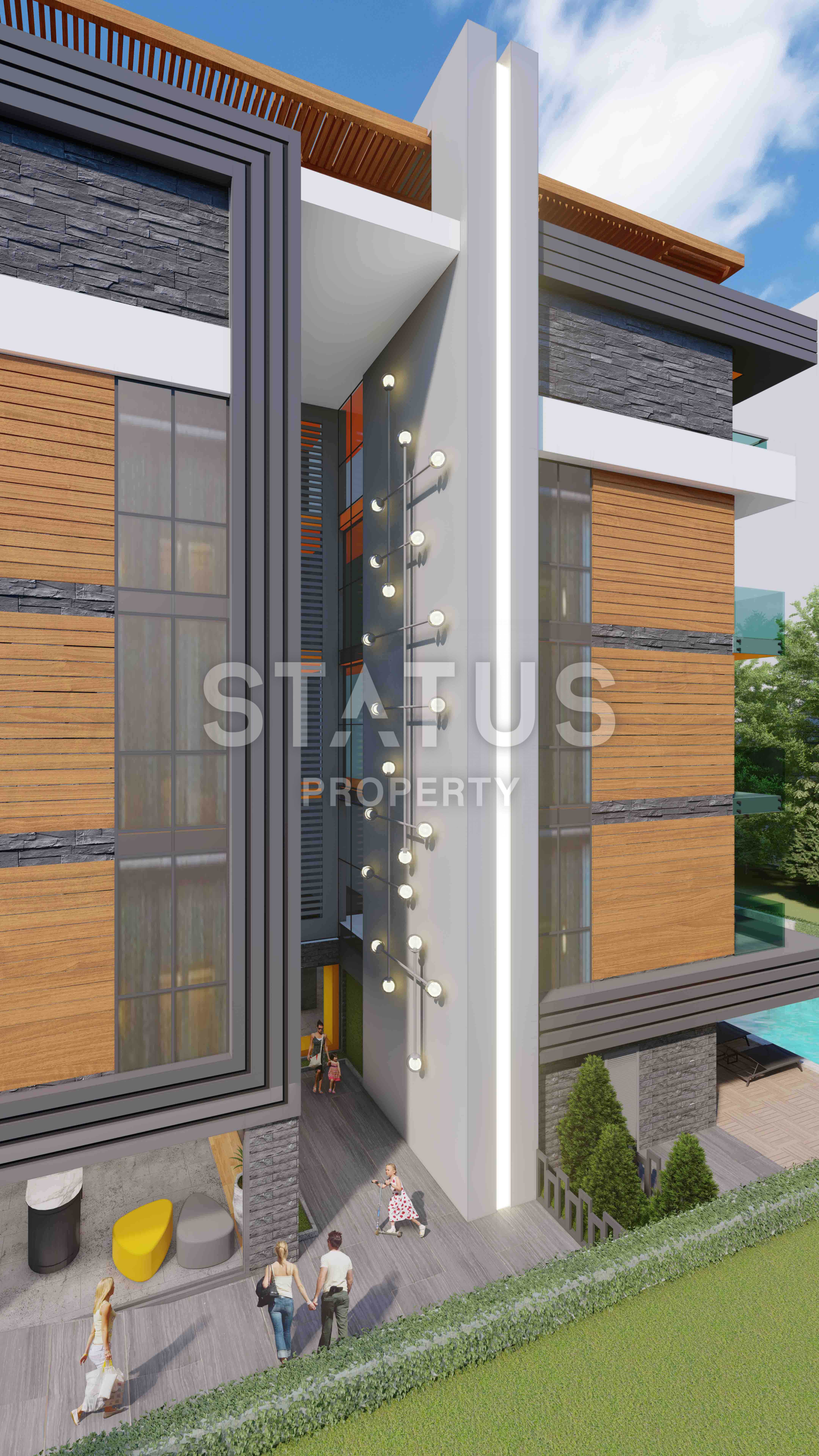 Апартаменты в стильной бутик резиденции в центре г. Аланья. 63,5 м2 фото 18