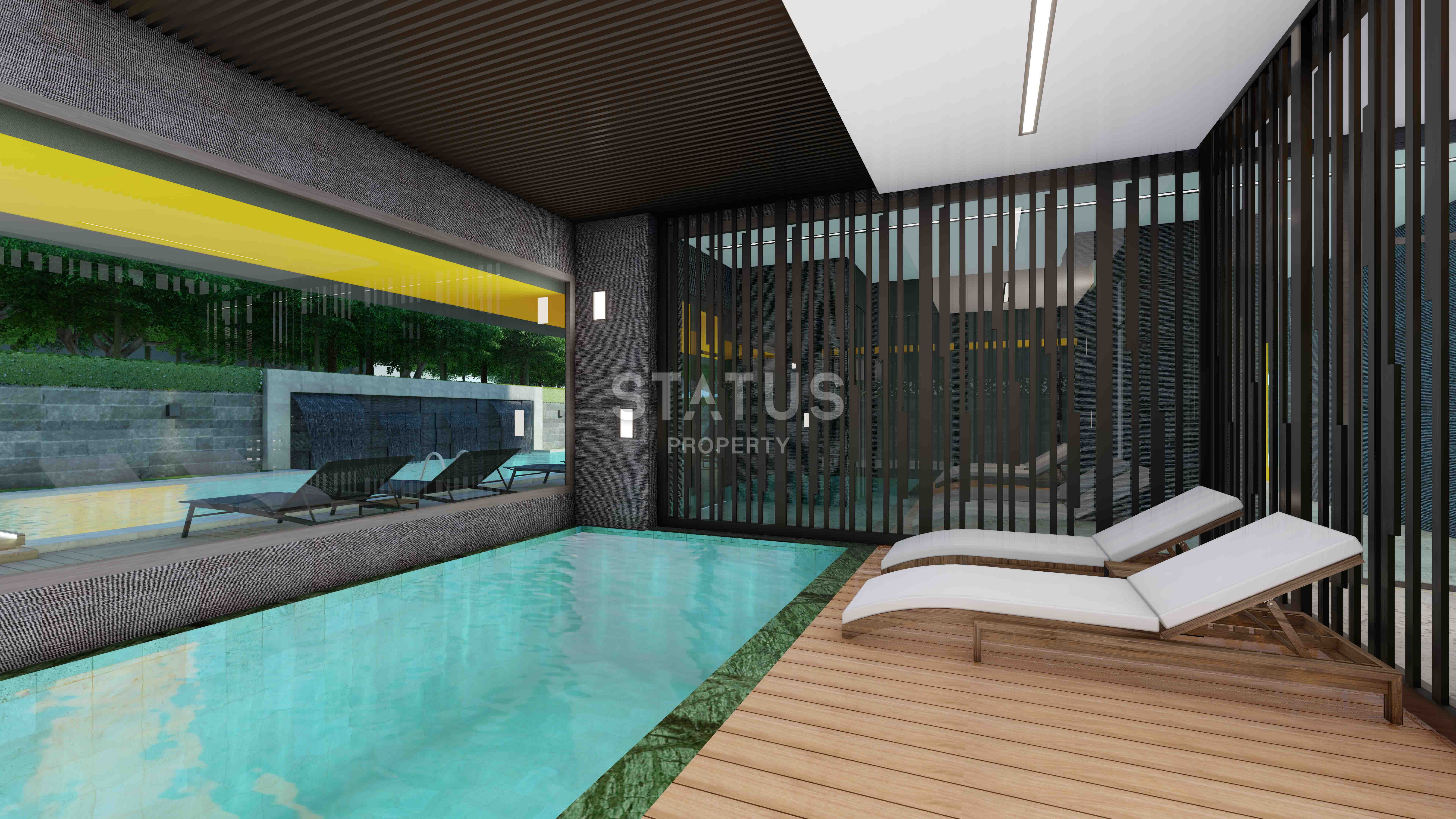 Апартаменты в стильной бутик резиденции в центре г. Аланья. 63,5 м2 фото 21