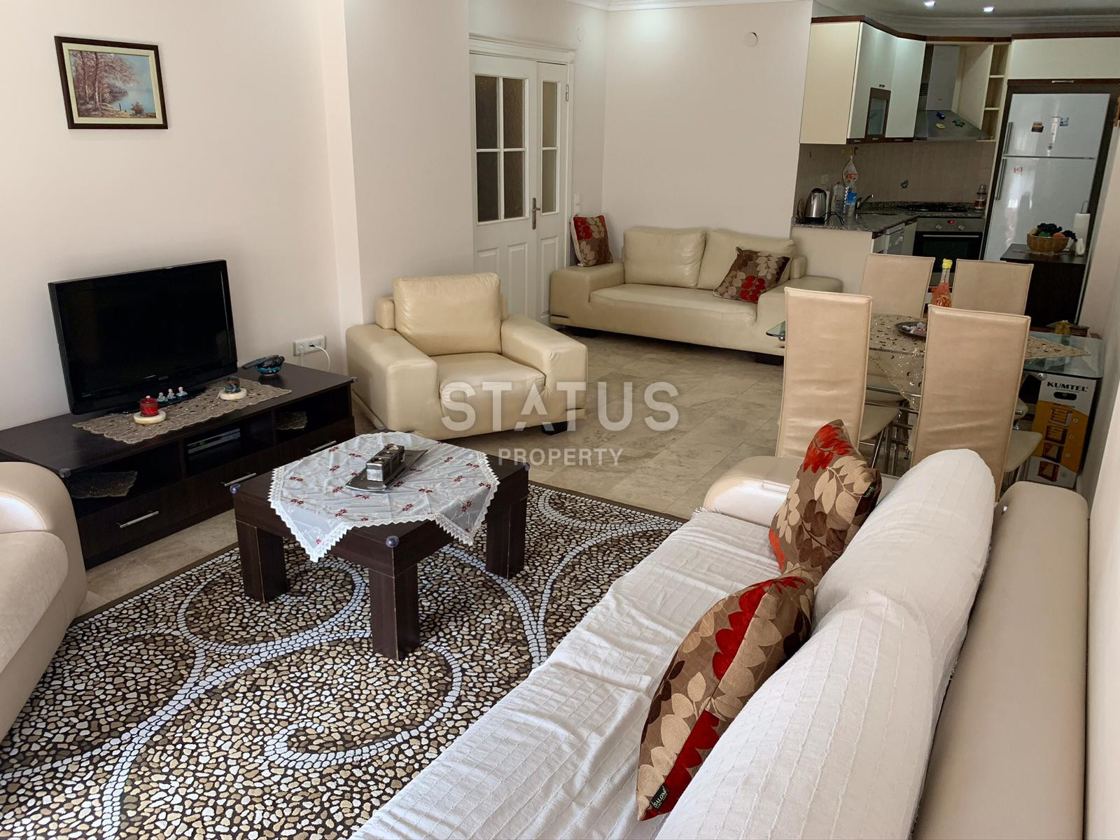 Трёхкомнатная квартира с видом на море в Джикджилли. 117м2 фото 26